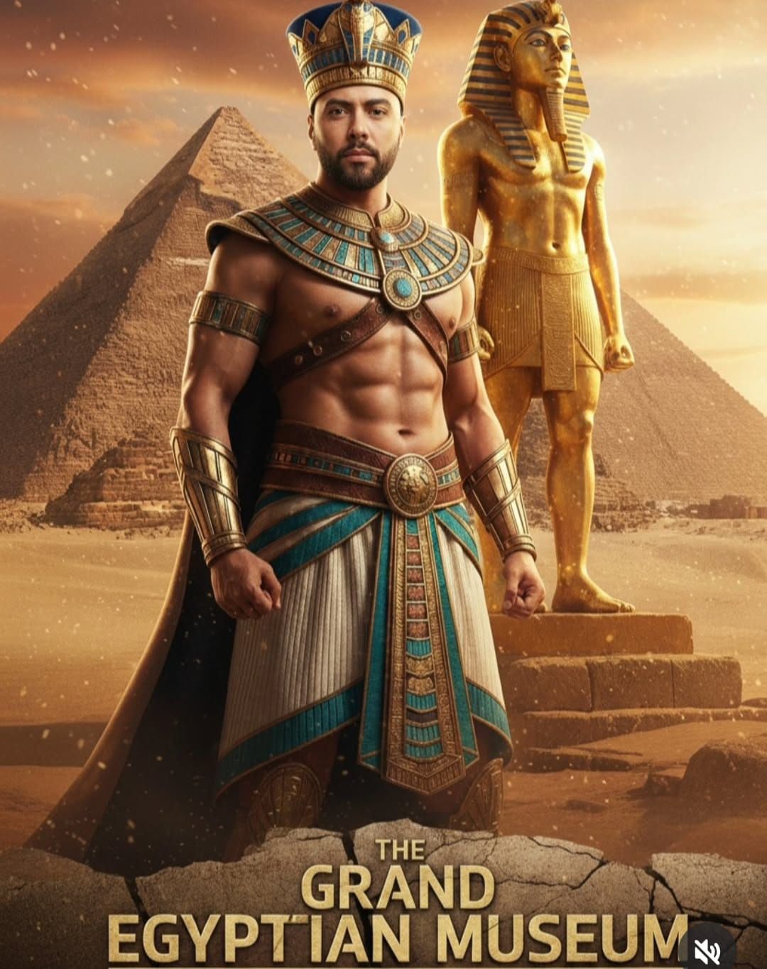 مدين يعبر عن فخره بمصر تزامنًا مع افتتاح المتحف المصري الكبير: "بلد الفن والحضارة"