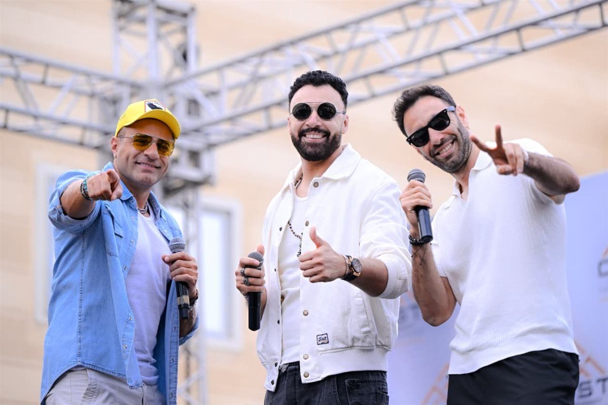 بالصور.. فريق "واما" يعود بقوة لحفلات الطلاب ويشعل "استقبال" جامعة العبور