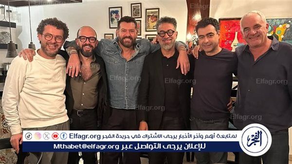 عمرو يوسف في عشاء مع نجوم احتفالية المتحف الكبير