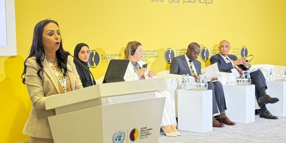 وزيرة التضامن تشارك في جلسة "حماية الأسر في الحروب والنزاعات.. السياسات والتدخلات البرامجية"