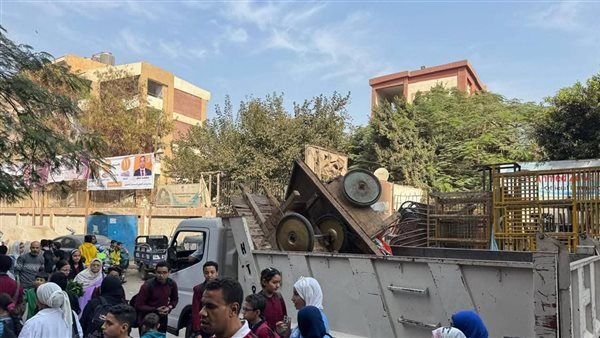 محافظة الجيزة تفرض سيطرتها على شارع العدوي سليم ومجمع المدارس بالعمرانية