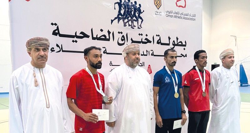 العامري أولا فـي العمومي ببطولة اختراق الضاحية بنادي بهلاء