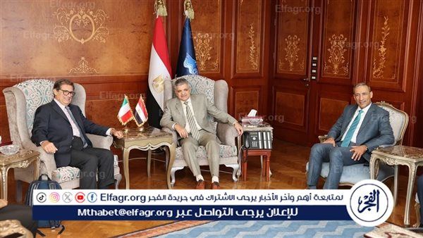 الفريق أسامة ربيع يلتقي المبعوث الإيطالي لمشروع الممر الاقتصادي الهند _الشرق الأوسط_ أوروبا "IMEC"