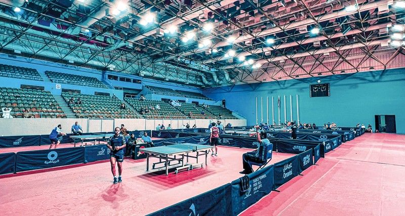 منافسات بطولة الفرق لفئة العموم لكرة الطاولة تختتم اليوم