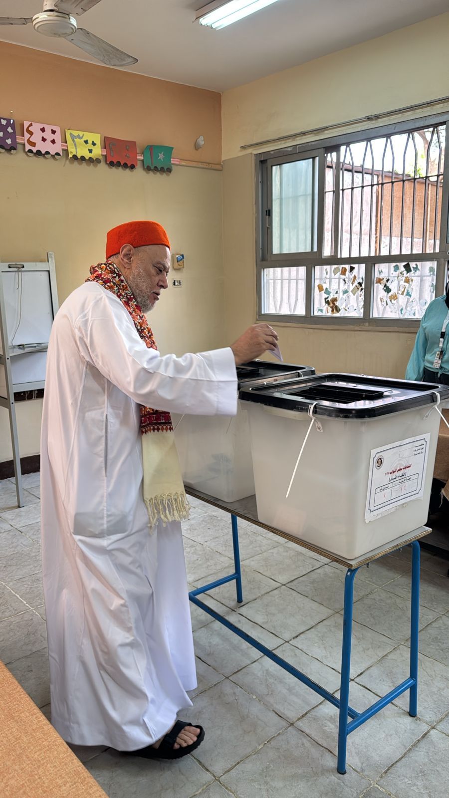 الدكتور علي جمعة يدلي بصوته في انتخابات مجلس النواب بأكتوبر