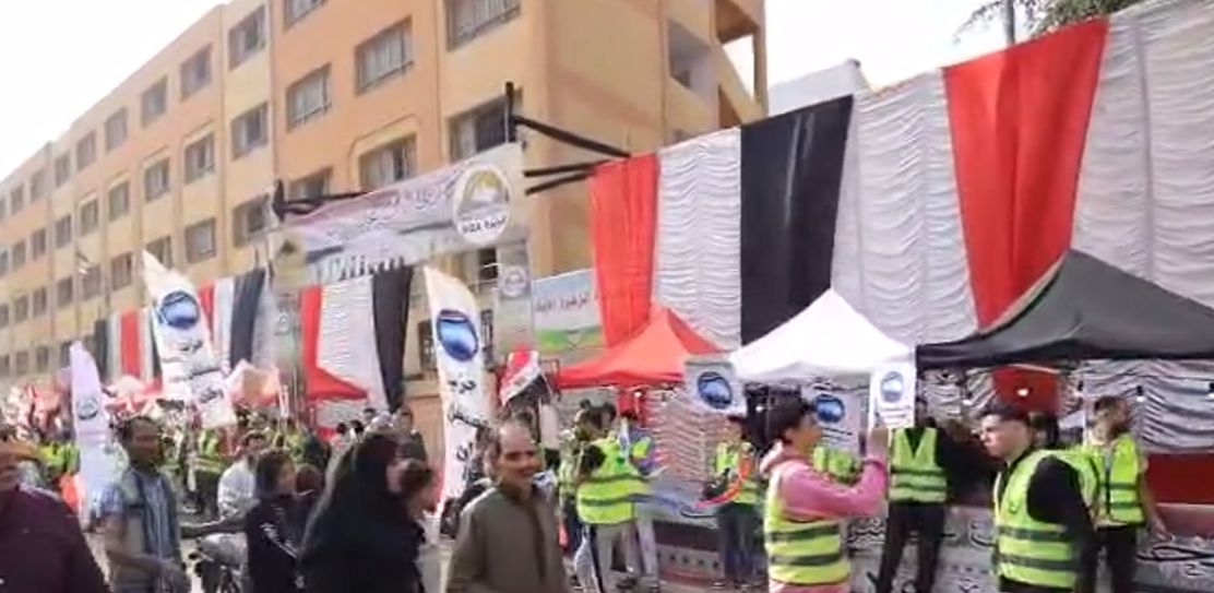 عاجل - بالفيديو والصور.. لجان الهرم تتزين بالناخبين في انتخابات مجلس النواب 2025