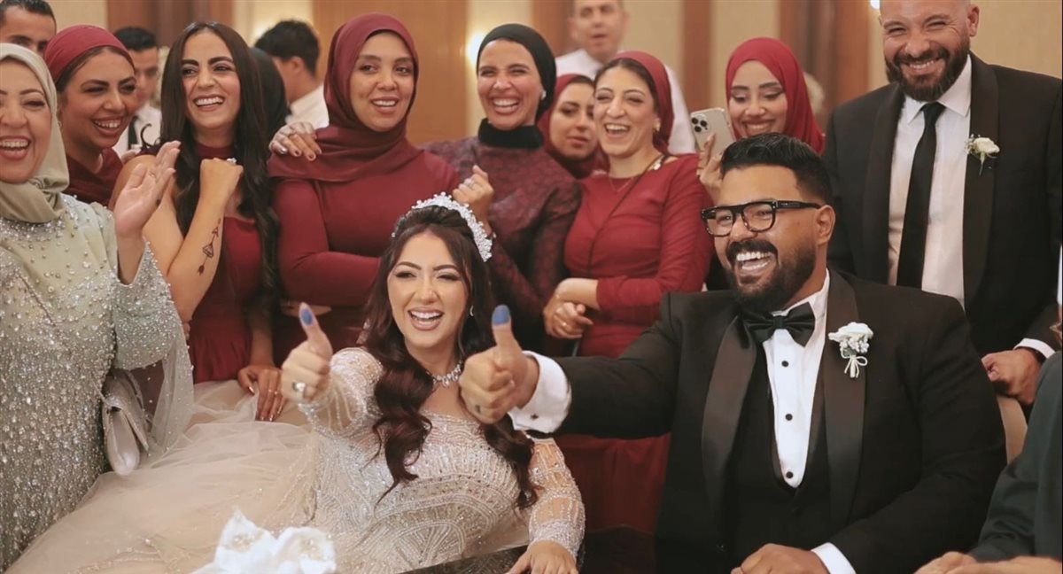 زفاف المطربة آية عبد الله والمخرج محمد العروسي (صور)