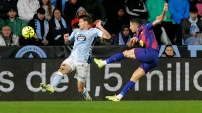 ليفاندوفسكي يقود برشلونة لدك سلتا فيغو