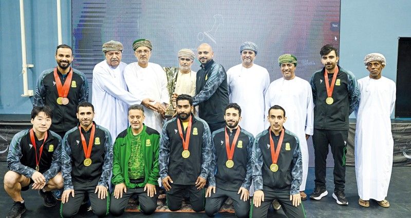 نادي السيب يتوج ببطولة فرق العموم لكرة الطاولة