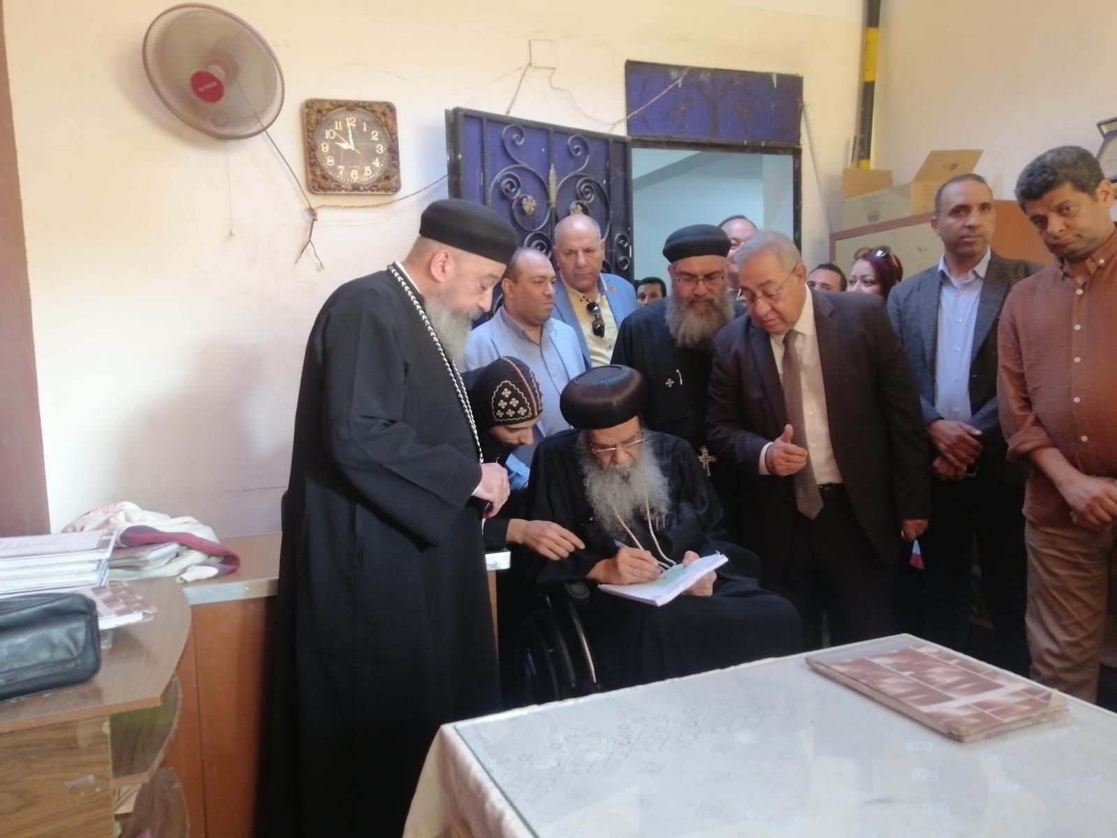 توافد الناخبيين علي لجان الاقتراع بمحافظة الفيوم