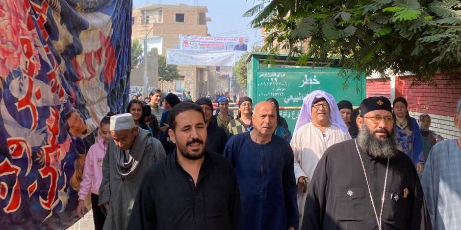 توافد كبير من الناخبين علي لجان مغاغة بالمنيا