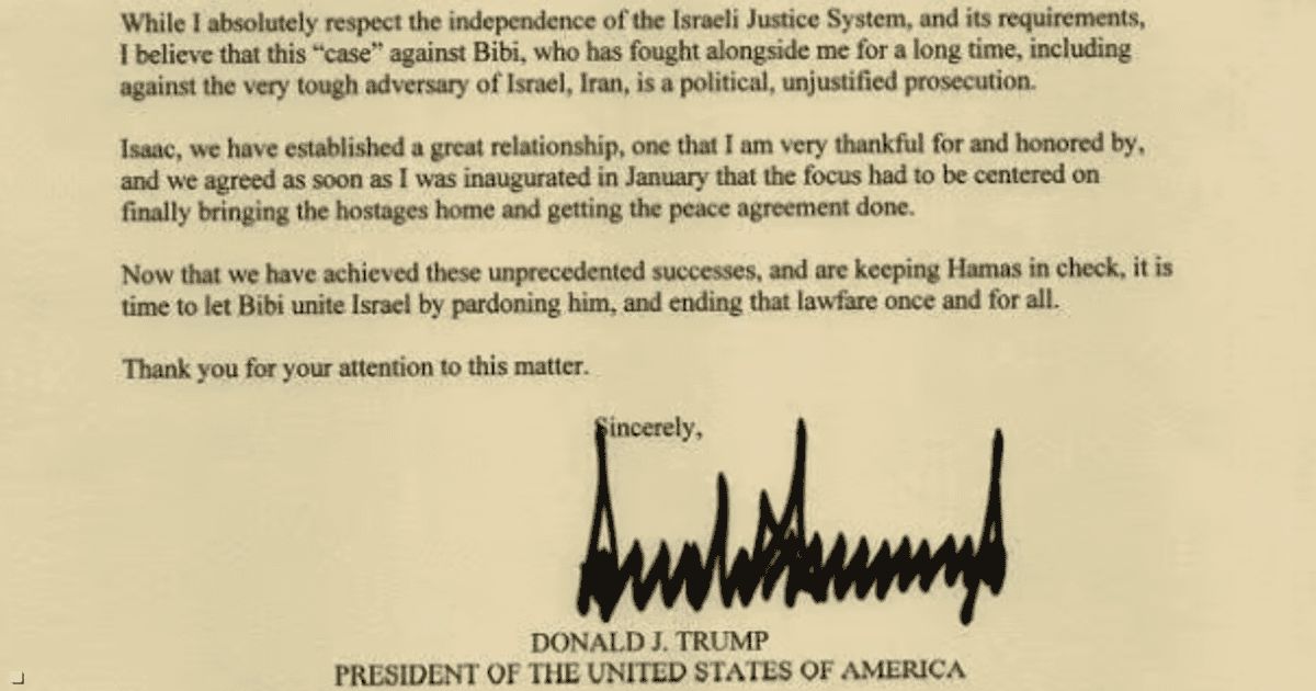 العالم اليوم - طلب رسمي من ترامب "للعفو" عن نتنياهو.. وهرتسوغ يرد