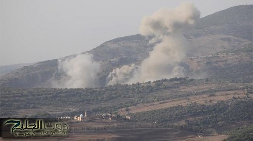 جيش الاحتلال يقصف بلدتين جنوب لبنان