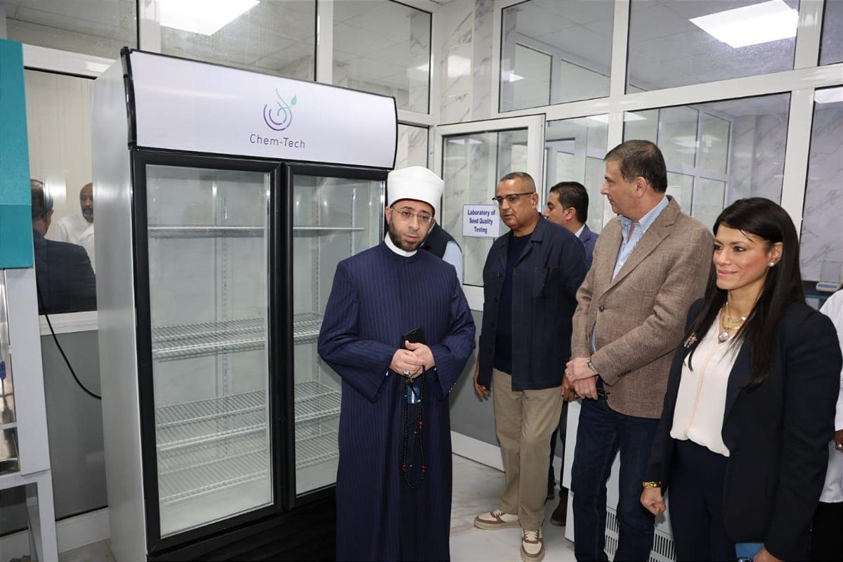 وزراء التخطيط والزراعة والأوقاف ومحافظ جنوب سيناء يفتتحون "مركز التميز لتحلية المياه" و"البنك الإقليمي للجينات"