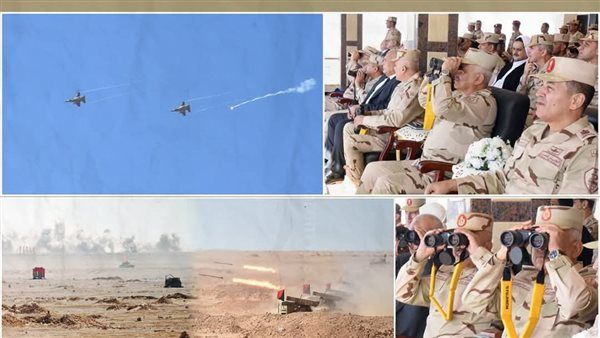 وزير الدفاع يشهد تنفيذ المرحلة الرئيسية للمشروع التكتيكي بجنود بالذخيرة الحية بالمنطقة الغربية