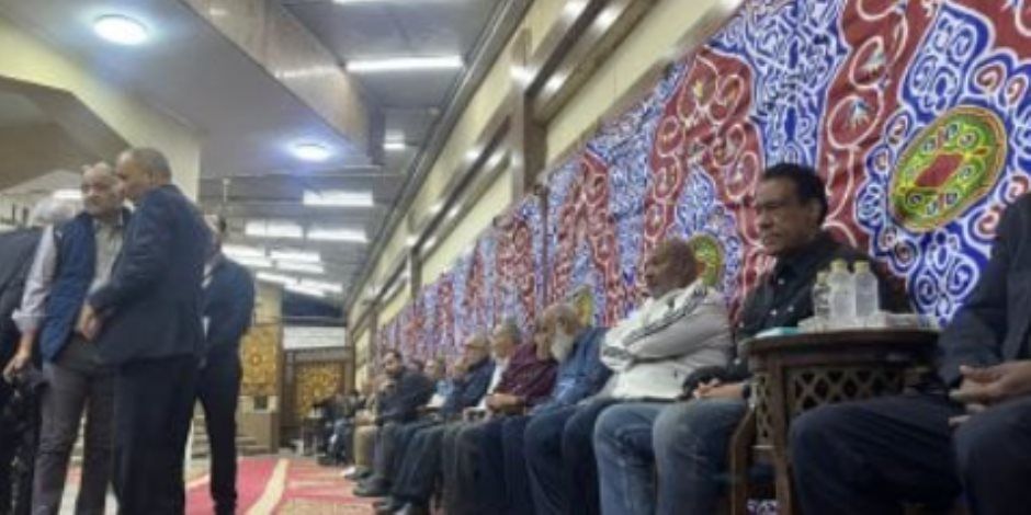 مجلس الأهلي يحضر عزاء محمد صبري فى مسجد الحامدية الشاذلية
