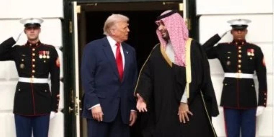 محمد بن سلمان خلال لقائه ترامب بالبيت الأبيض : نريد أن نكون جزءا من اتفاقات إبراهيم مع تحقيق حل الدولتين