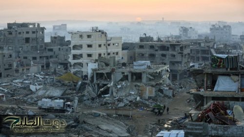 الأمطار والعواصف تفاقم معاناة نازحي غزة