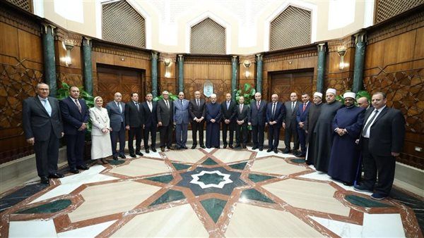 شيخ الأزهر يستقبل أعضاء مجلس القضاء الأعلى برئاسة المستشار عاصم الغايش