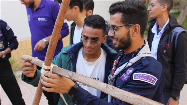 جامعة حلوان تنظم المعسكر التدريبي الكشفي لجوالة الجامعة