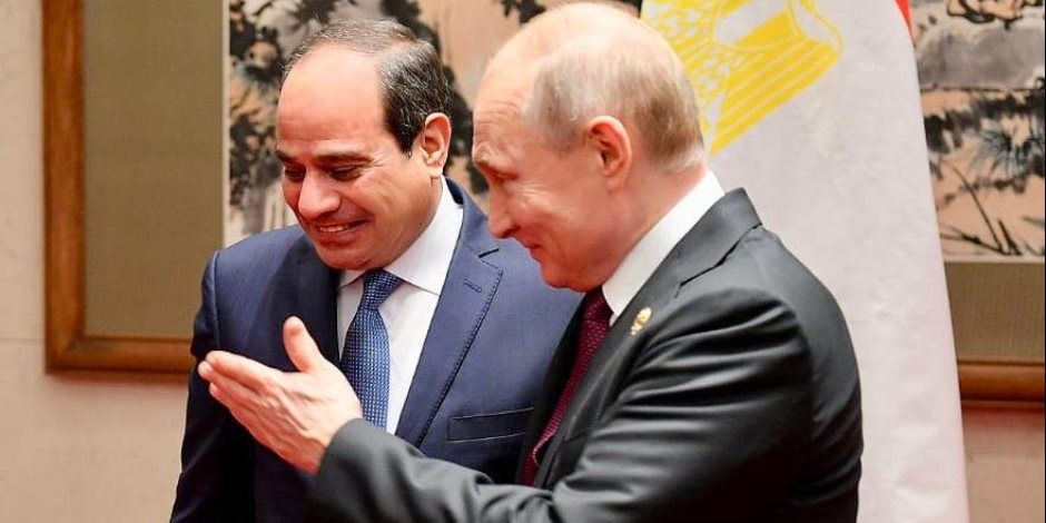 فلاديمير بوتين: الرئيس السيسى بادر بمشروع الضبعة النووية