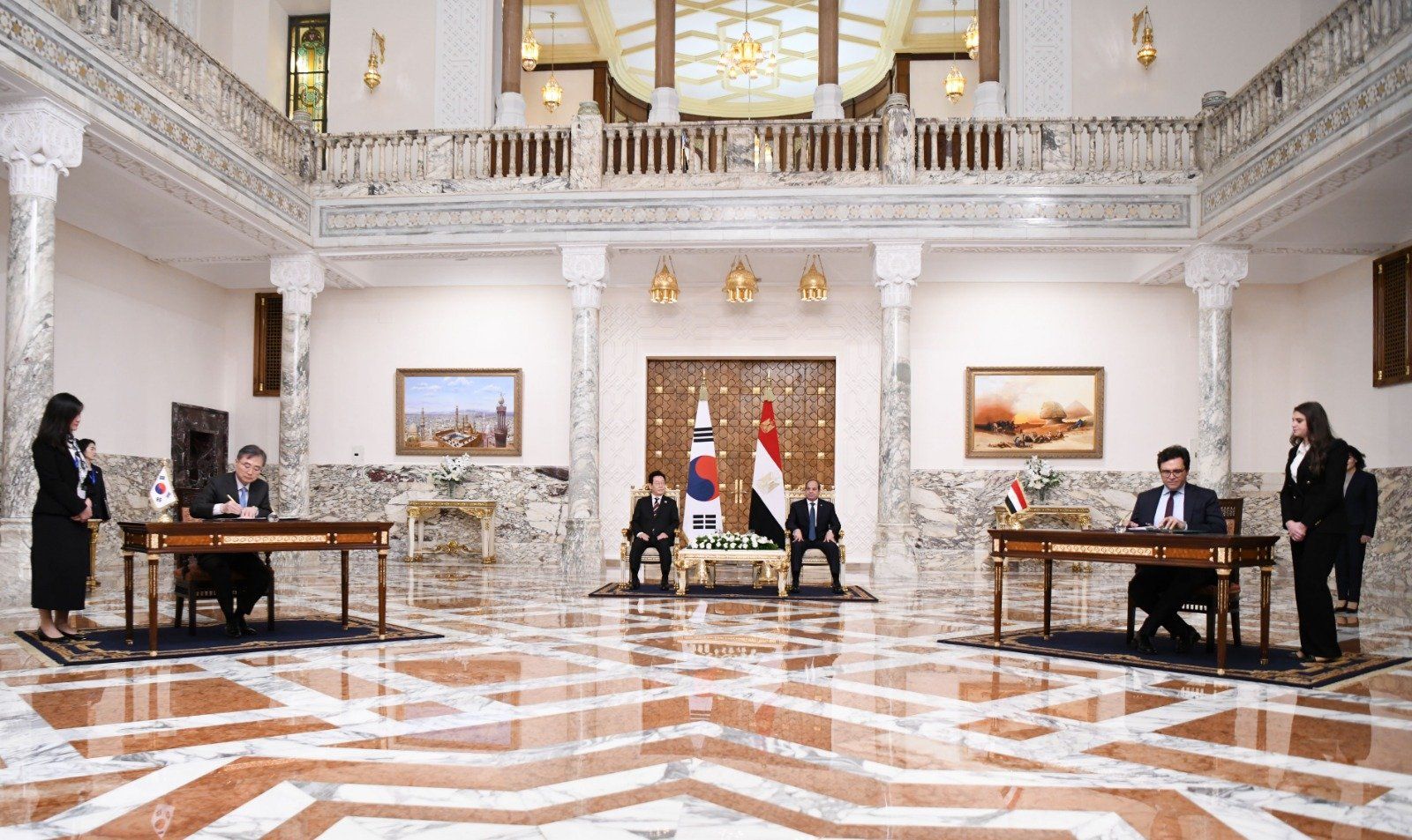 مصر وكوريا تسعيان إلى تعزيز العلاقات فى مجال الصناعات الدفاعية