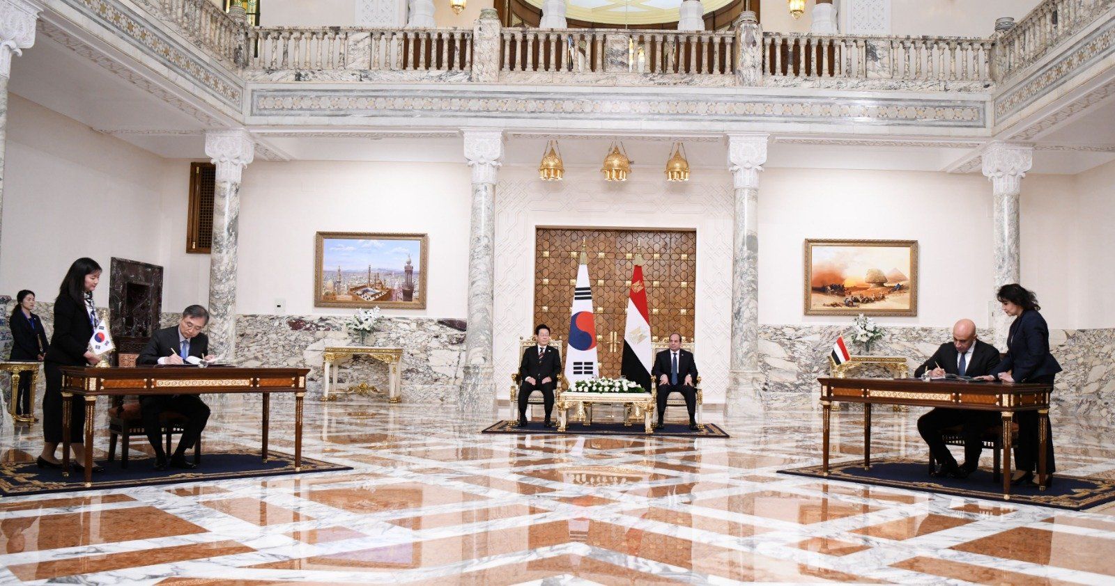 مصر وكوريا تسعيان إلى تعزيز العلاقات فى مجال الصناعات الدفاعية