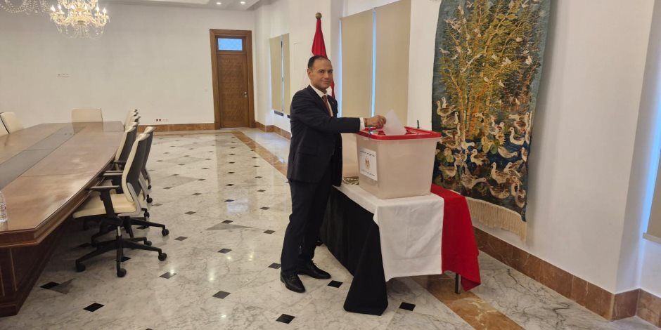 توافد المصريين في تونس للمشاركة في المرحلة الثانية من انتخابات مجلس النواب 2025