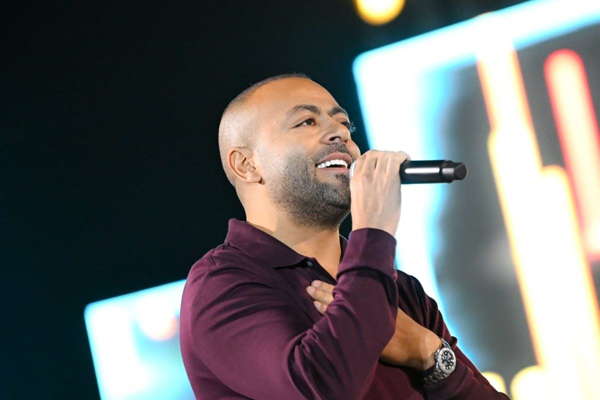 بالصور.. تامر عاشور يتألق بأضخم حفل غنائي فى مدينة السادات بحضور جماهيري ضخم