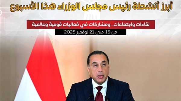 رئيس مجلس الوزراء يستعرض أبرز أنشطته الأسبوعية ويؤكد أهمية المشروعات القومية للسير نحو رؤية مصر 2030