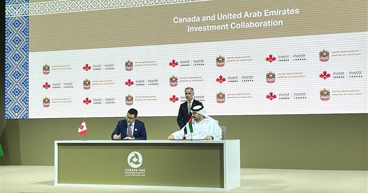 العالم اليوم - الإمارات تطلق وثيقة عمل استثماري مع كندا بـ 50 مليار دولار