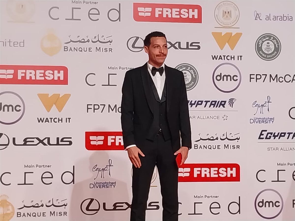 وصول محمد مهران ومحمود حجازي إلى حفل ختام مهرجان القاهرة السينمائي الدولي