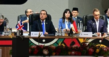 رئيس الوزراء يشارك في الجلسة الافتتاحية لقمة مجموعة العشرين G20 بجوهانسبرج