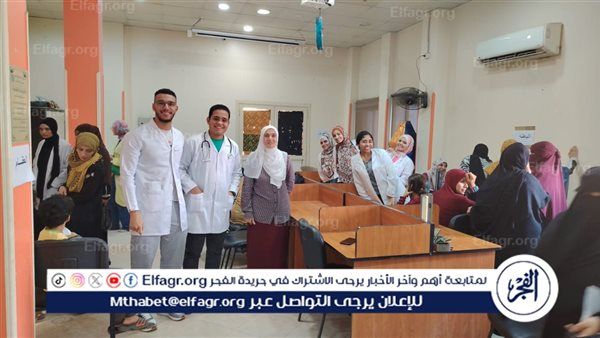 خدمات طبية وعلاجية مجانية لأهالي كفر العلو ضمن قوافل جامعة حلوان المجتمعية