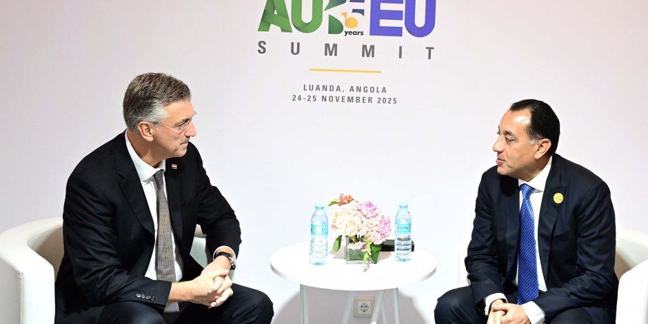 رئيس الوزراء يلتقى رئيس وزراء جمهورية كرواتيا