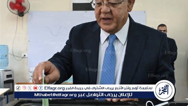 رئيس مجلس النواب يدلي بصوته ويدعو المصريين للمشاركة في انتخابات 2025
