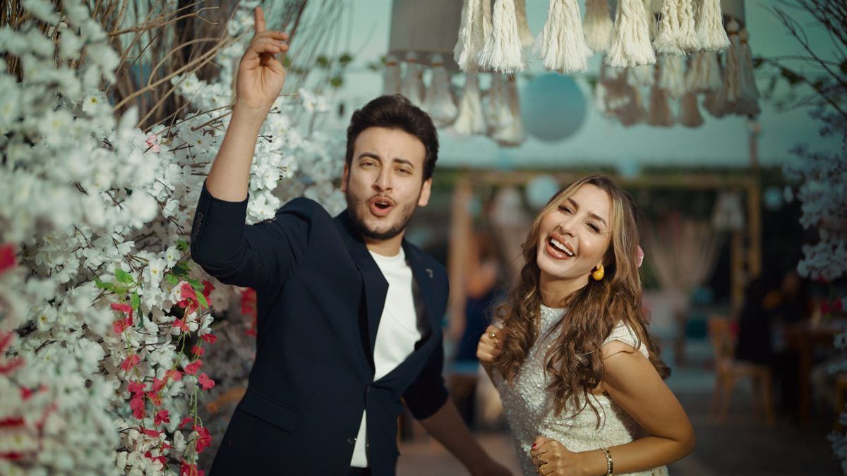 جنات تنتهي من تصوير كليب "الليلة حلوة".. صور