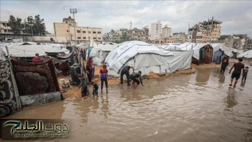 بلدية غزة: 93% من الخيام متهالكة وتفتقر للحماية