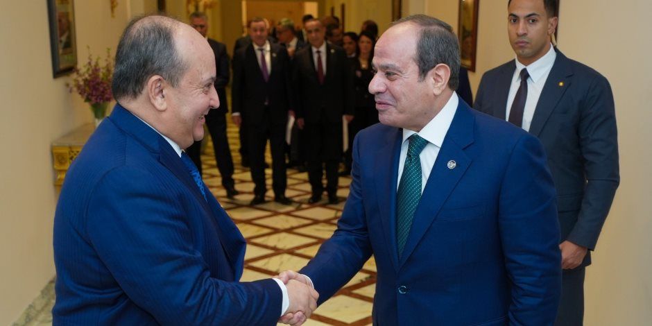 خلال استقباله الوزير الأول للجزائر.. الرئيس السيسى يؤكد على الروابط التاريخية الراسخة بين البلدين