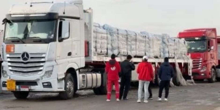 إطلاق قافلة زاد العزة الـ80 مُحملة بـ 12 ألف طن مساعدات غذائية إلى غزة