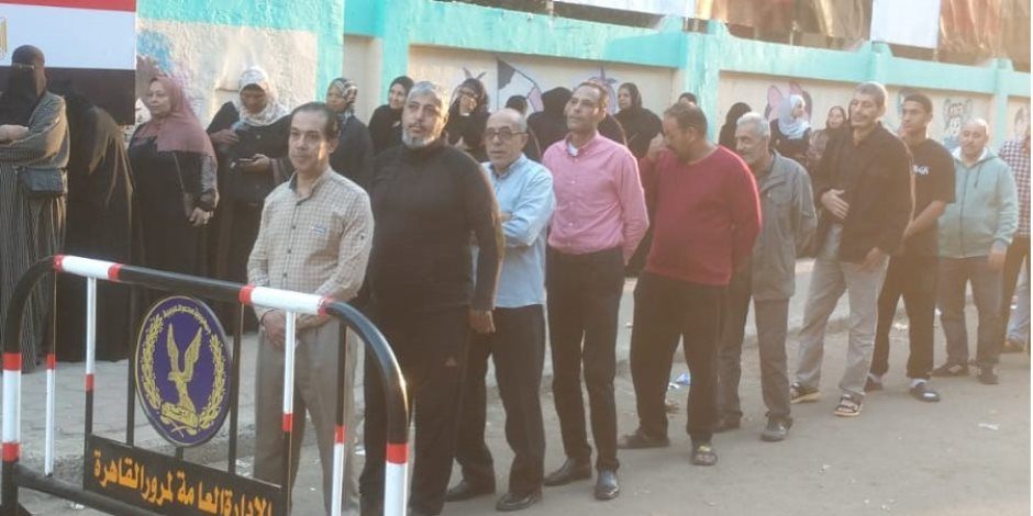 بدء التصويت بلجان حي المطرية فى اليوم الثاني لانتخابات مجلس النواب