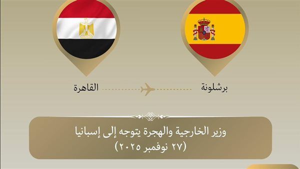 وزير الخارجية يتوجه إلى برشلونة للمشاركة في إطلاق ميثاق المتوسط