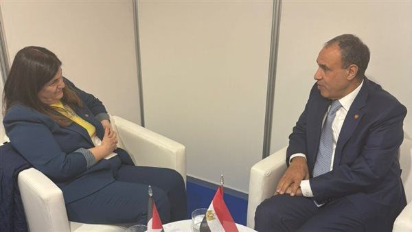 وزير الخارجية يلتقي بوزيرة خارجية دولة فلسطين