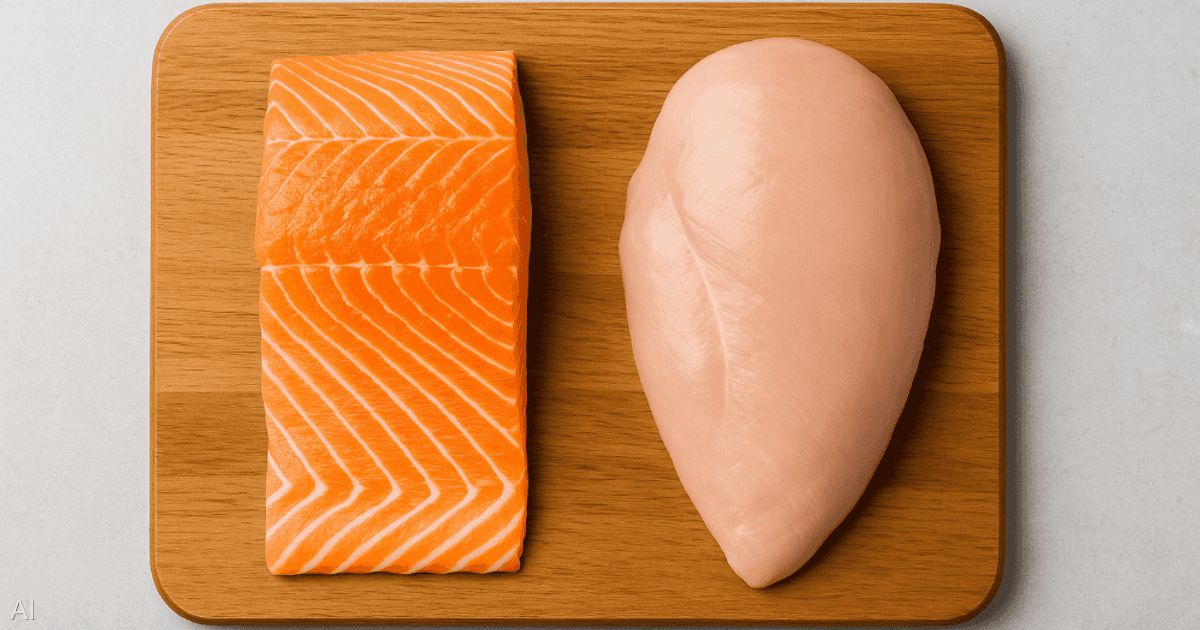 العالم اليوم - أيّهما صحي أكثر.. الدجاج أم السلمون؟