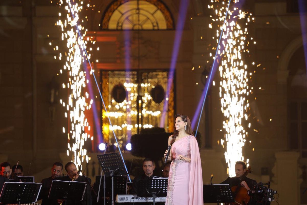 بالصور... امال ماهر وبهاء سلطان sold out في حفل "nemara live" بقصر القبة