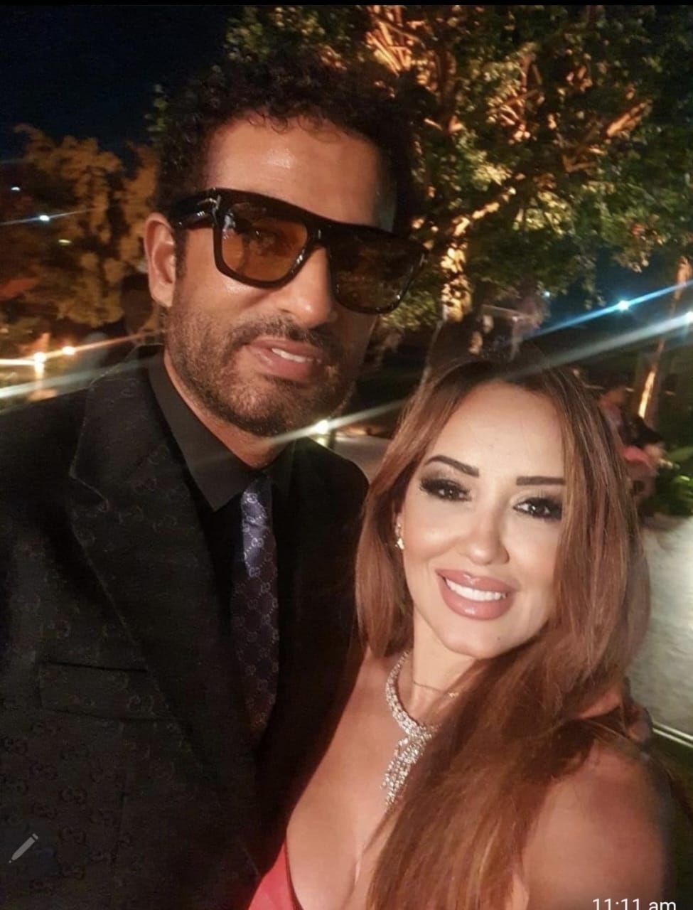 شيماء فوزي زوجة عمرو سعد تحتفل بعيد ميلاده