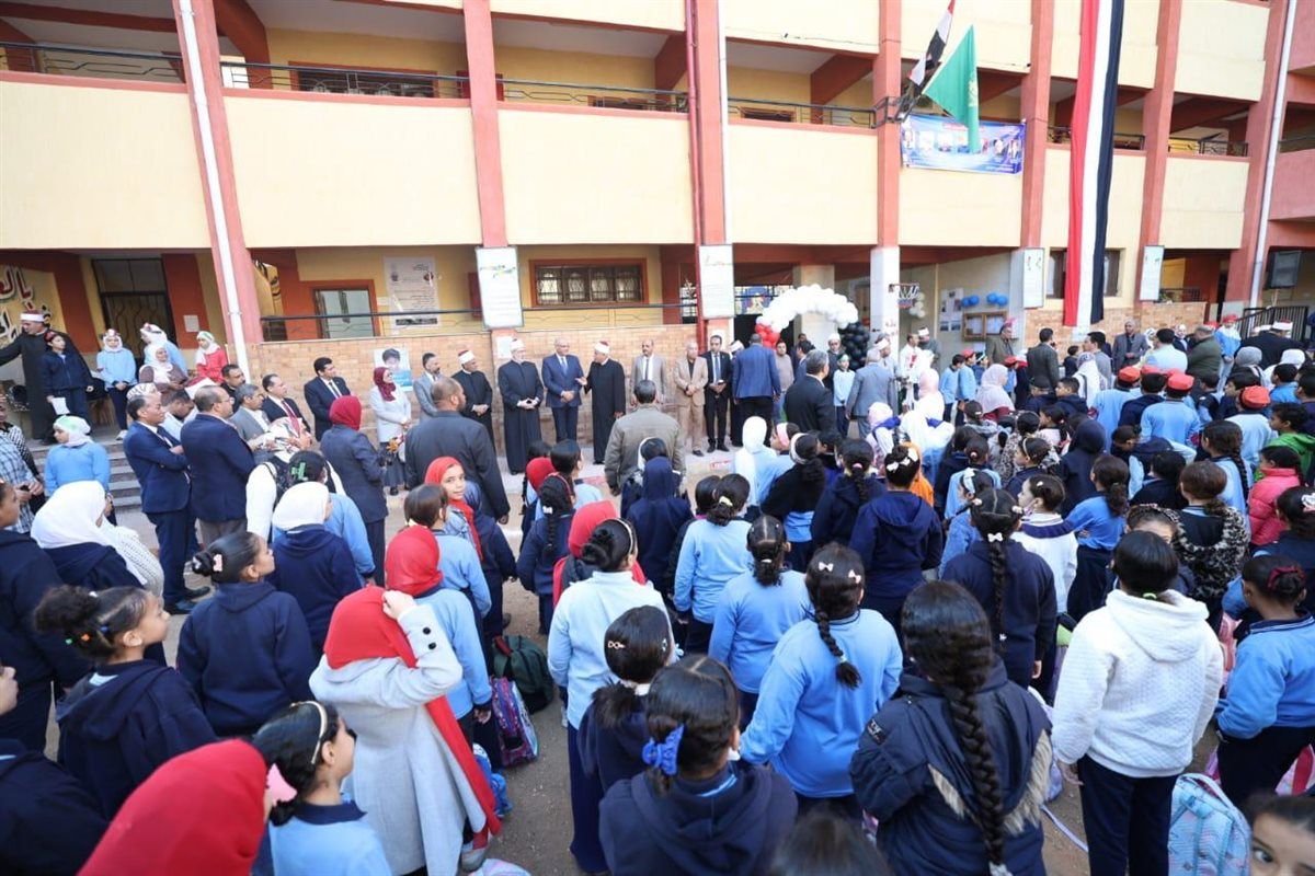 وكيل الأزهر ومحافظ القليوبية يتفقدان معهد طوخ الابتدائي