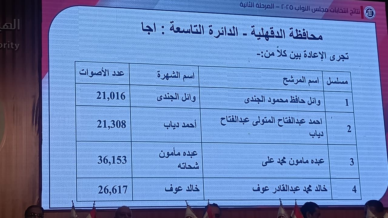 الوطنية للانتخابات تعلن نتائج انتخابات البرلمان فى 14 دائرة بالنظام الفردى