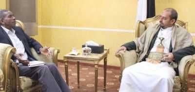 أخبار اليمن : أبو راس يلتقي المدير الإقليمي حميدان