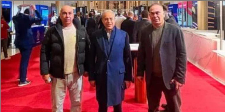 حسام وإبراهيم حسن في حفل استقبال منتخبات كأس العالم بمجمع كينيدي للفنون